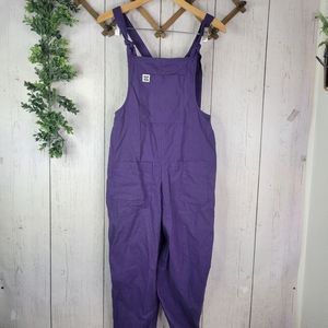 Lucy & Yak purple pant overalls UK 6R US 2R comfortable 100% organic cotton